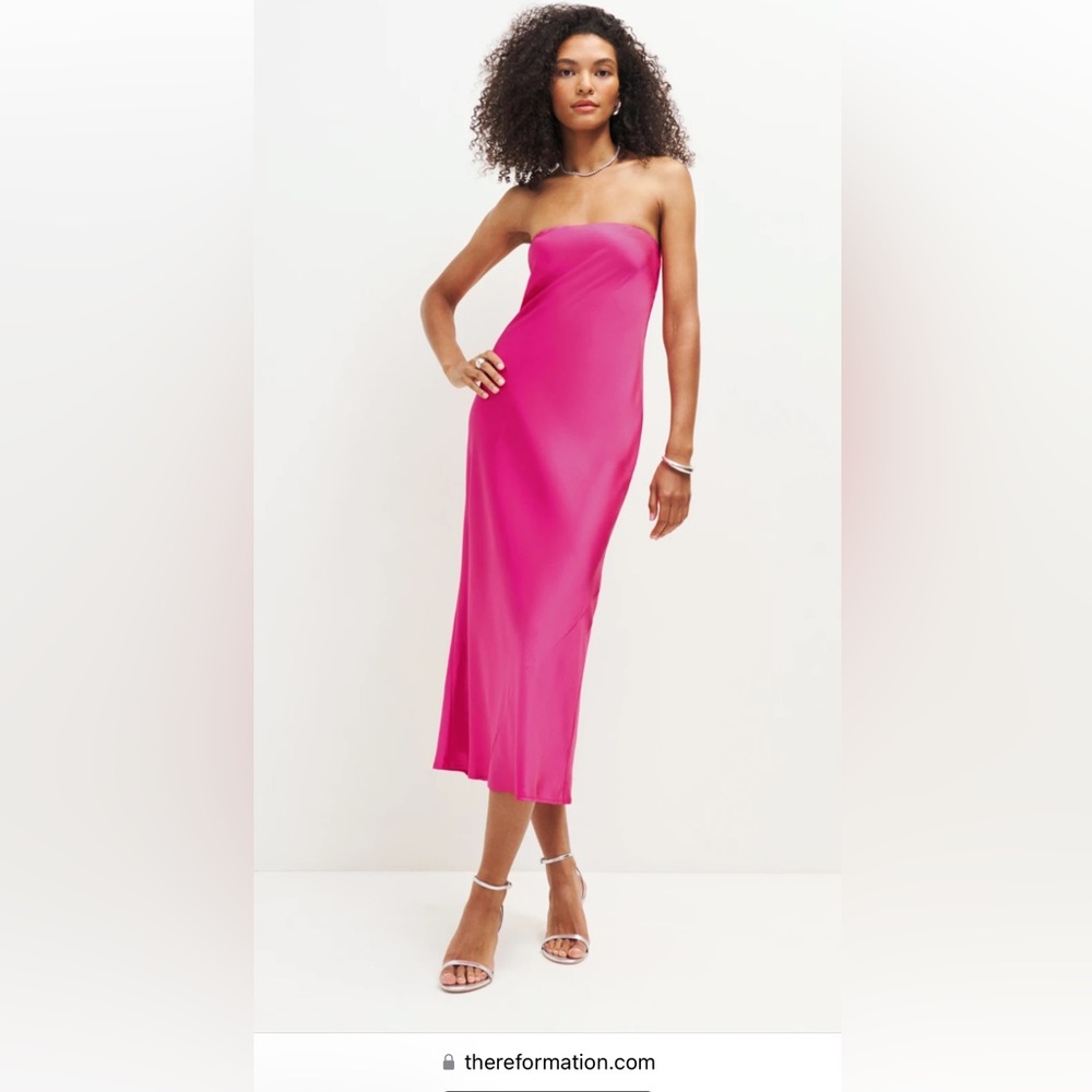 Hot Pink Reformation Dress